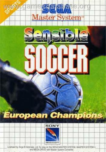 Cover Sensible Soccer for Master System II